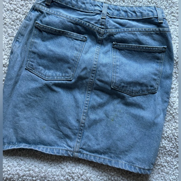 High wasted american apparel jean skirt - Picture 3 of 5